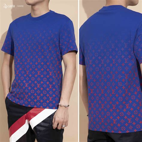 louis vuitton monogram gradient t shirt|louis vuitton logo t shirt.